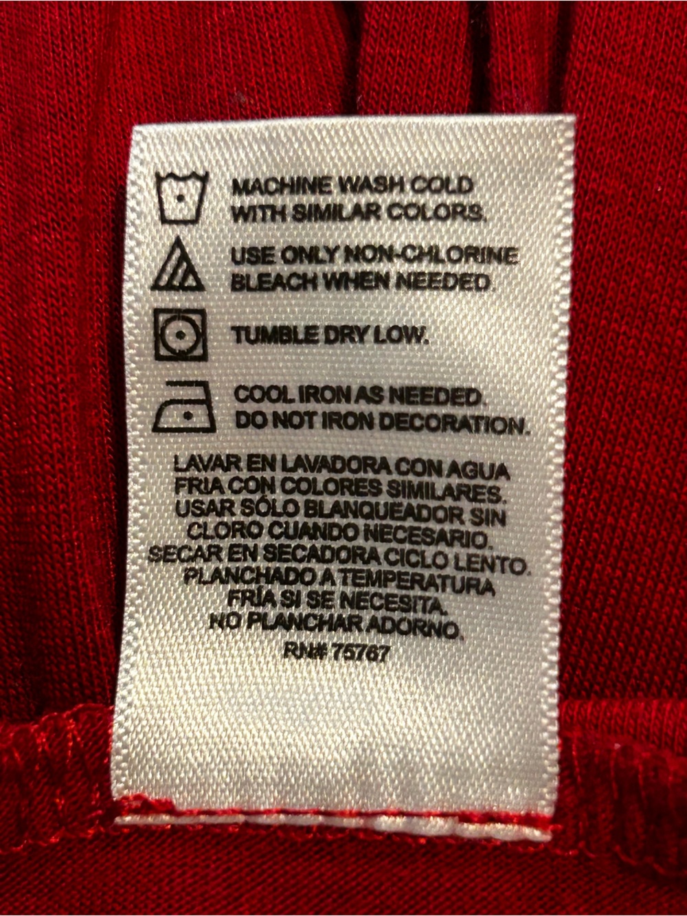 Alabama Crimson Nightgown - Red Size Large - Picture 8 of 8